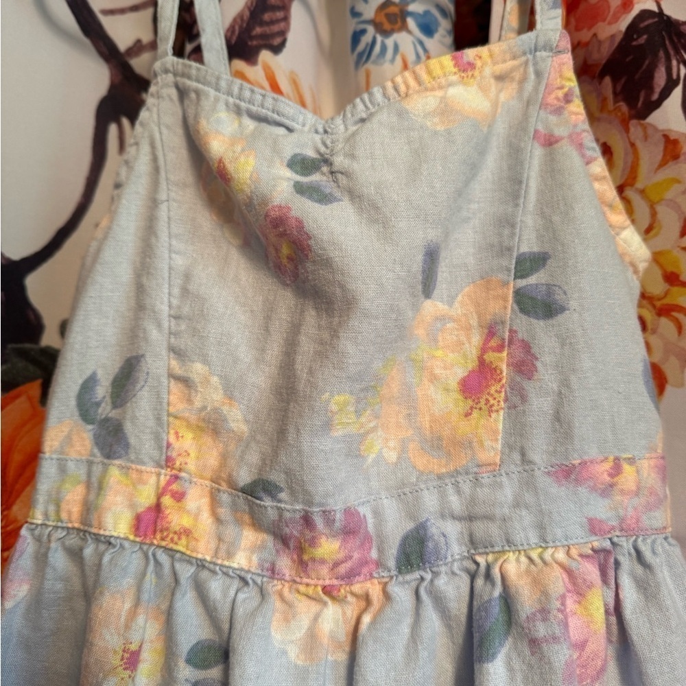 OshKosh B'gosh Girl’s Floral Strap Dress - Picture 4 of 7
